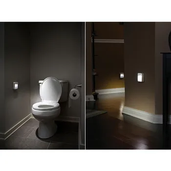 

New Night Light Smart Motion Sensor LED Night Lamp Battery Operated WC Bedside Lamp For Room Hallway Pathway Toilet A Discount