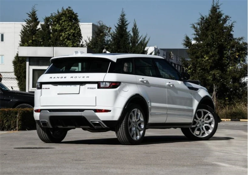 Задний бампер выступ Спойлеры& Exhause для LAND ROVER RANGE ROVER EVOQUE 2011- Высокое качество ABS праймер диффузор