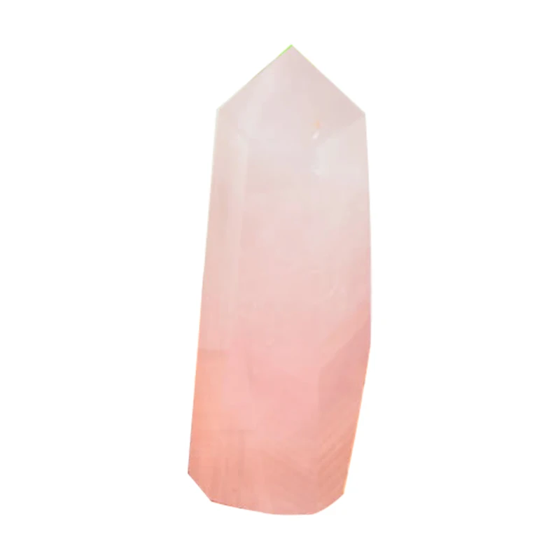 

80-90Mm Natural Rock Pink Rose Quartz Crystal Wand Point Healing Mineral Stone