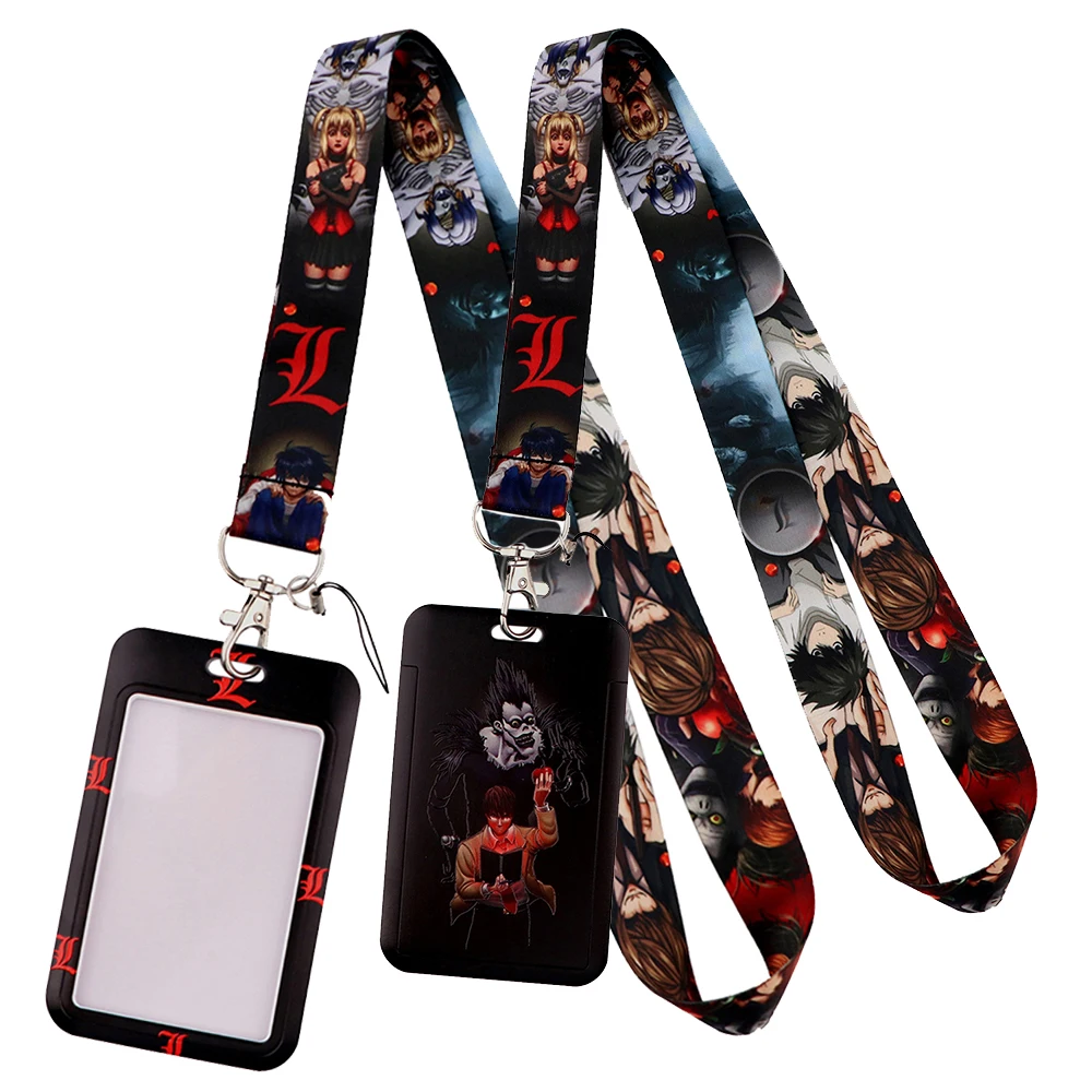 Anime Death Note Accessories Anime Lanyard Id Holder Anime Key