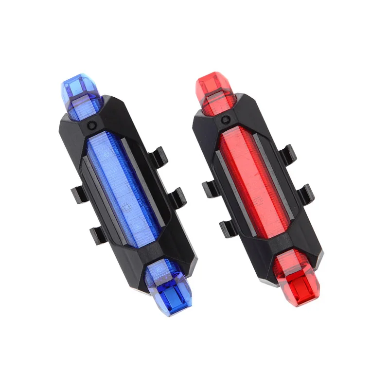 Велосипедный светильник USB Перезаряжаемый светодиодный Предупреждение ющий о