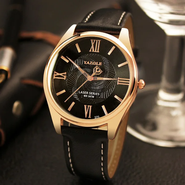 YAZOLE наручные часы для мужчин лучший бренд класса люкс известный мужской часы кварцевые часы наручные кварцевые часы Relogio Masculino YZL370