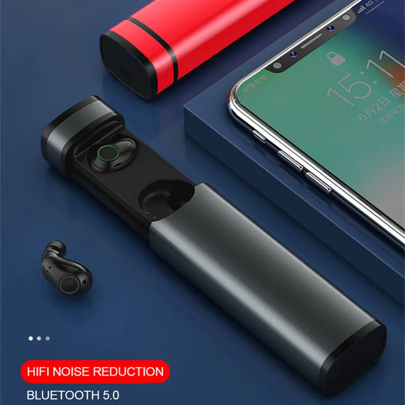 X23 TWS Waterproof Wireless Bluetooth 5.0 Earphone Noise Reduction Smart Touch Control Waterproof Stereo Headset Earbuds
