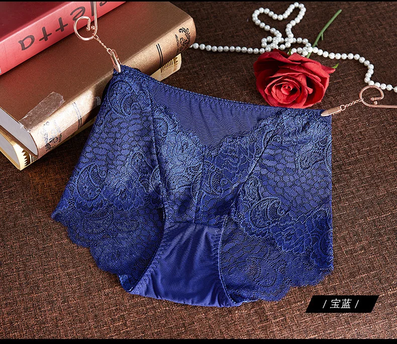 High Waist Lace Women Underpants Sexy Temptation Hollow Out Panties