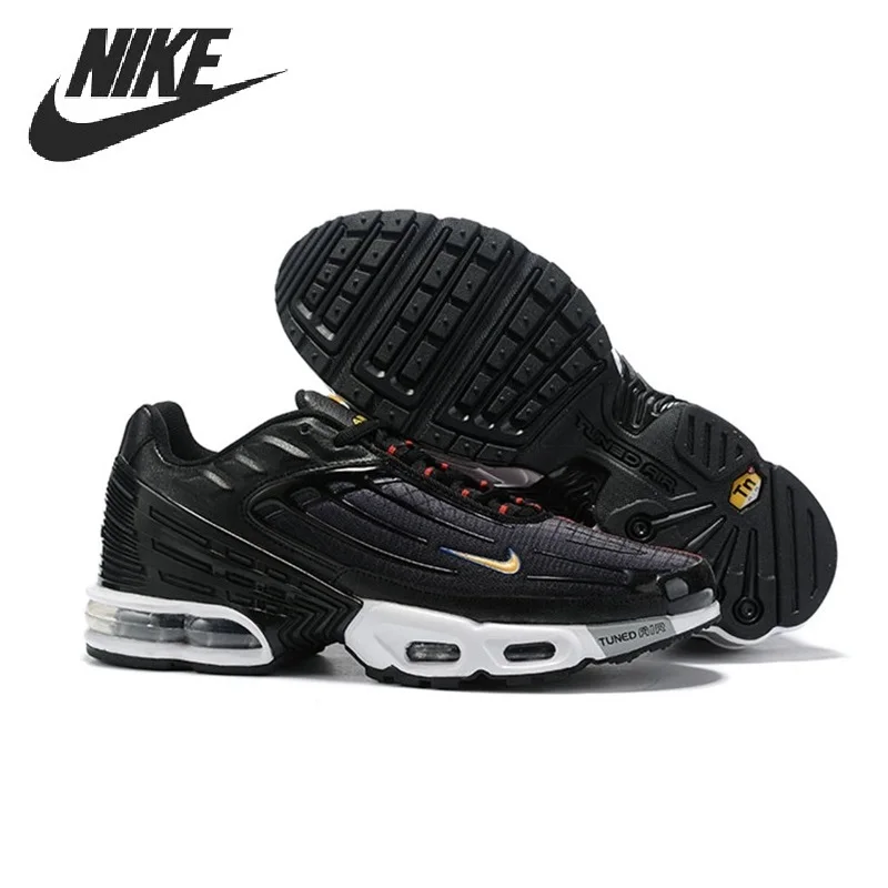 Authorize Nike Air Max Plus TN 3 Women Mens Black Rainbow Running Shoes  Breathable Running Shoes 36 45|Running Shoes| - AliExpress