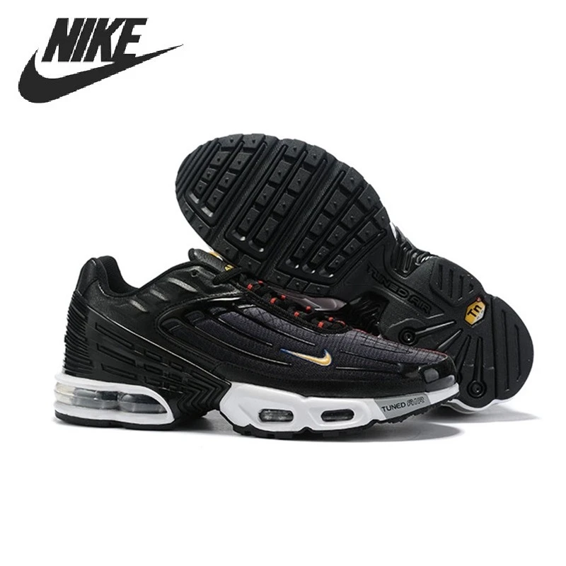 Autorizar Nike Air Max 3 mujeres hombre iris negro corriendo zapatos transpirables zapatos 36 45|Zapatillas de correr| - AliExpress