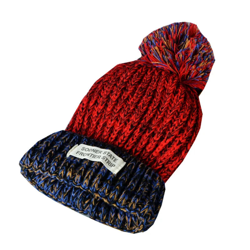 Модная зимняя шапка Skullies Beanies зимняя теплая шапка с помпоном женская вязаная шапка s женская уличная теплая шапка для отдыха