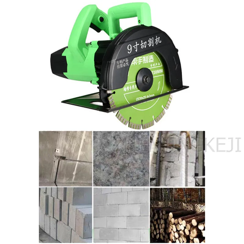 

220V/2800W Handheld Marble Cutting Machine Table Saw Concrete Wall Stone Wood Hydropower Engineering Slotting Machine Chainsaw