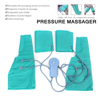 

Air Compression Massage Leg Pressure Massager Therapy Healthcare Foot Ankle Wrap Simulates Pumping Action Soothes Muscle Fatigue