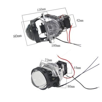 

3.0 LHD Lenses for Car Headlights 3inch Ford Focus 2 Restyling for Mazda 3 6 CX5 3 BK, for BMW, for Audi A3 A4 A5 Q5 A6 Q7 TT A1