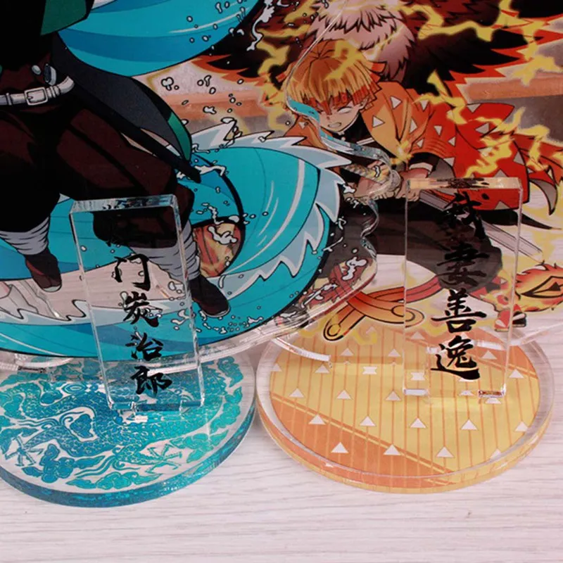 Аниме «Демон» убийца: Kimetsu NoYaiba аксессуары KamadoTanjirou Nezuko Zenitsu Giyuu реквизит лицензионных акриловое стоячее модель домашнего декора