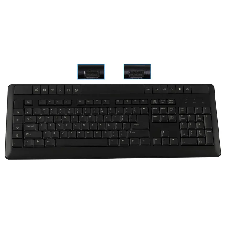 

Hub Port Keyboard with Hub Keyboard