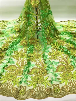 

Tulle Fabric Lace High Quality Latest African Laces With Stones Nigerian Tulle French Net Lace Fabric For party dress