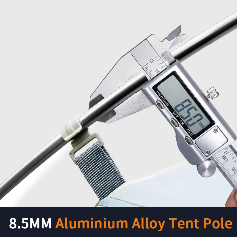Hewolf Outdoor Winter Camping Tent 2 Persons Double Layer Waterproof Aluminum Alloy Tent Pole Breathable Double Doors Tent