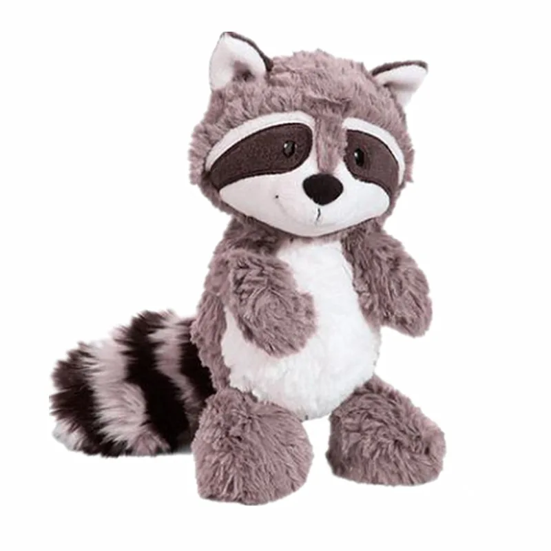 28/35/50cm Raccoon Plush Toy Forest Friends Stuffed Toy Girl Sleeping Pillow Big Tail Animal