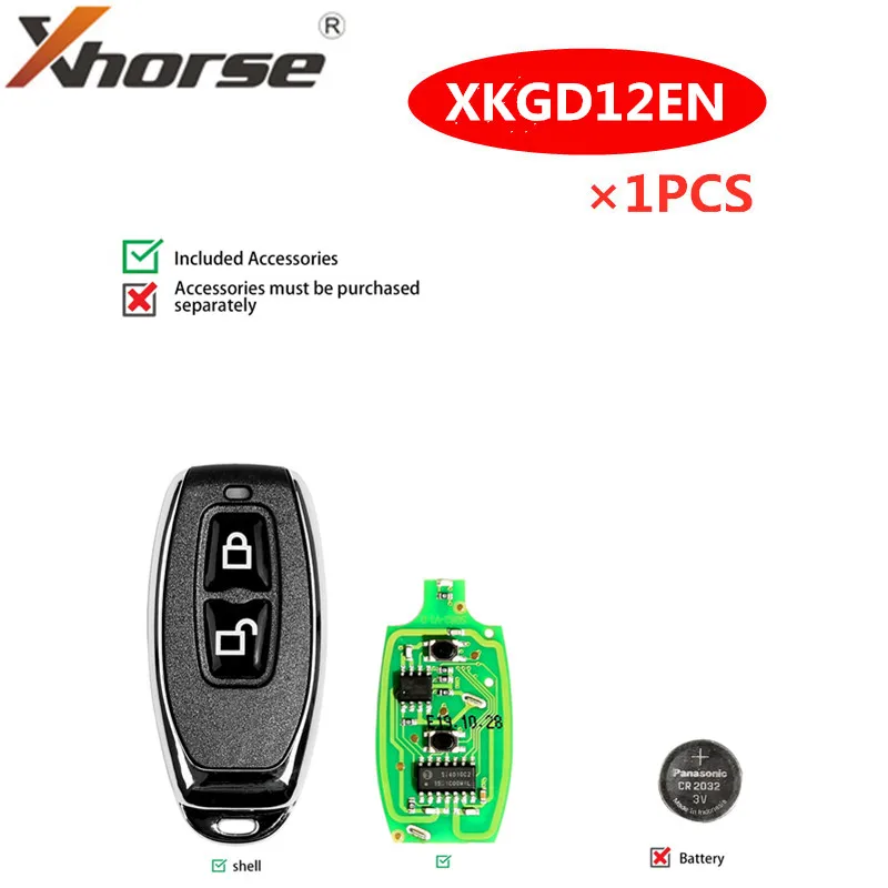 Xhorse XKGD12EN проводной дистанционный ключ для гаражной двери английская версия 1 шт.|