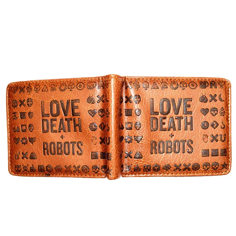 Высокое качество Marshmallow DJ/Love Death& Robots кошельки для молодых мужчин с карманом для монет