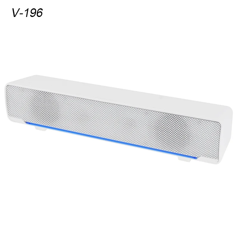 V-196-White BS-36 домашний кинотеатр объемный Многофункциональный Bluetooth Саундбар динамик с 4 полный диапазон рога поддержка складной Сплит для ТВ/ПК - Цвет: V-196-White