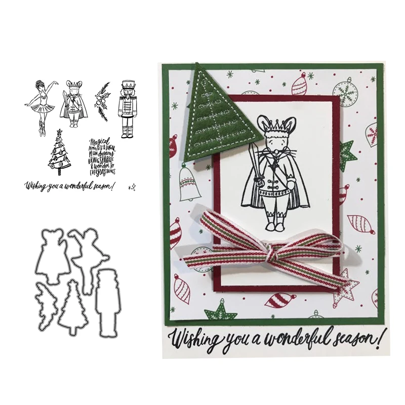 

New Arrival Sugarplum Dreams Metal Cutting Dies and stamps DIY Scrapbooking Card Stencil Paper Handmade Album Wedding Decor
