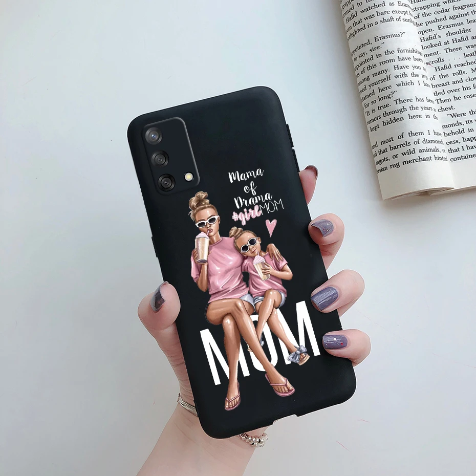 Cute Baby Girls Case For Oppo A74 Case OppoA74 CHP2219 Soft Silicone Phone Cases For Oppo A74 5G A 74 CPH2197 Back Cover Bumper cases for oppo back