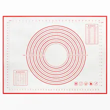 Инструмент для выпечки Еда Класс Платиновый силикон Pad Подкладка для замешивания теста; нескользящая подошва; нескользящие палки коврик для выпечки разделочная доска Pad