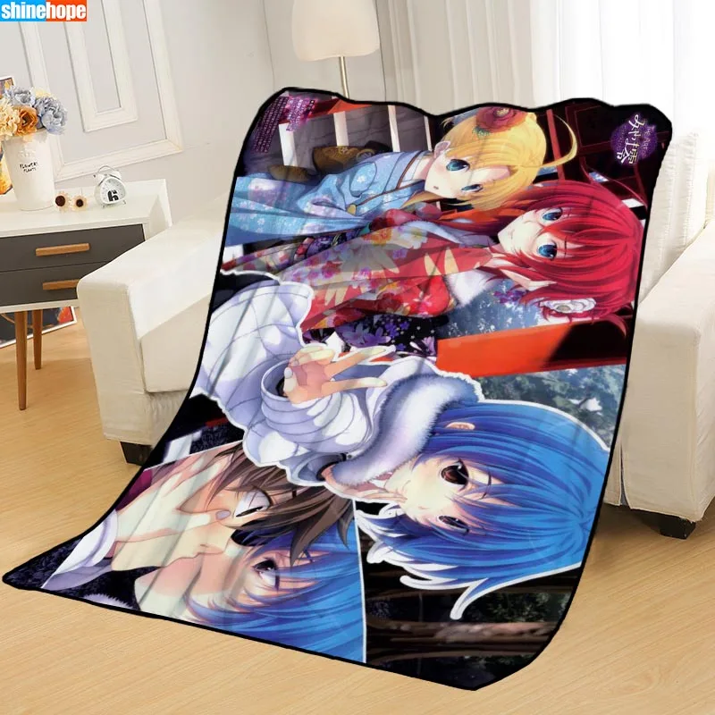 Custom High School DxD Blankets for beds throw blanket soft blanket summer blanket anime blanket travel blanket - Цвет: Blanket 10