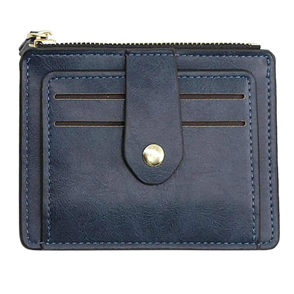 Blue Aelicy женские кошельки-клатчи из искусственной кожи модные новые маленькие карманные кошельки на молнии брелок с отсеком карточки Многофункциональный держатель для карт - Цвет: Blue