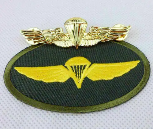 Значок военной униформы морской пехоты США ПАРАШЮТИСТА значок и патч armyshop2008 |