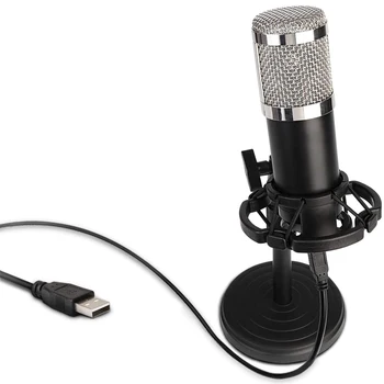 

USB Microphone Kit Professional Podcast Streaming Microphone Condenser Studio Mic for Computer YouTube Gaming Recording