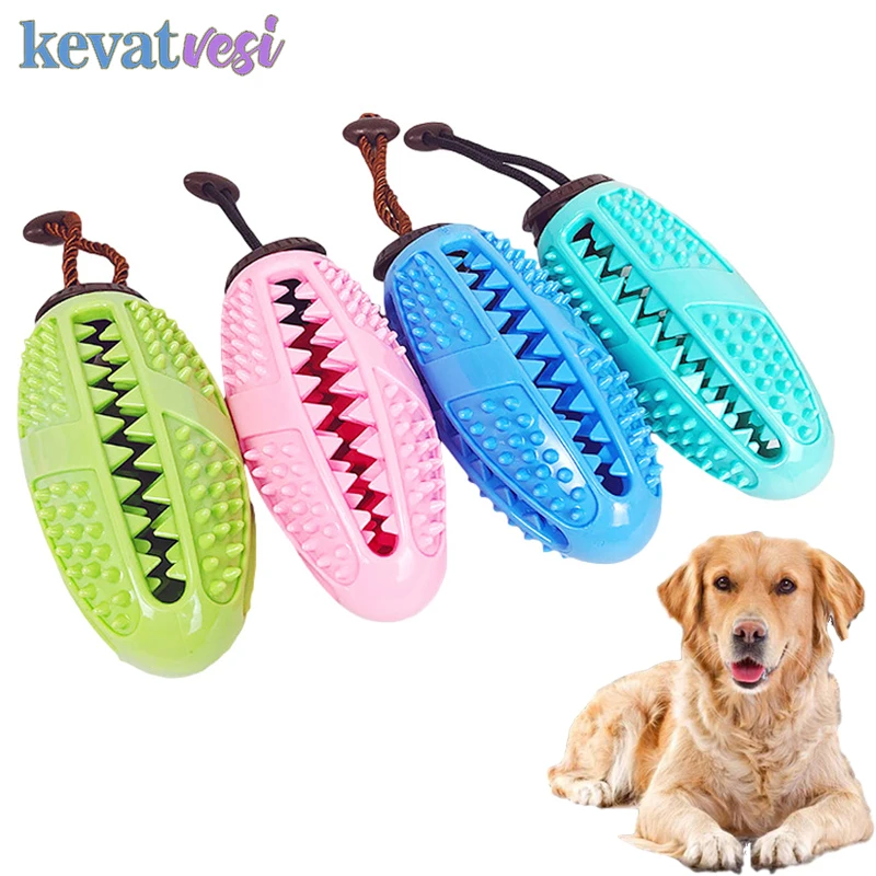 

Pet Dog Toy Interactive Ball for Small Medium Dogs Chew Toy Tooth Clean Ball Food Extra-Tough Rubber Balls Training Pet Supplies
