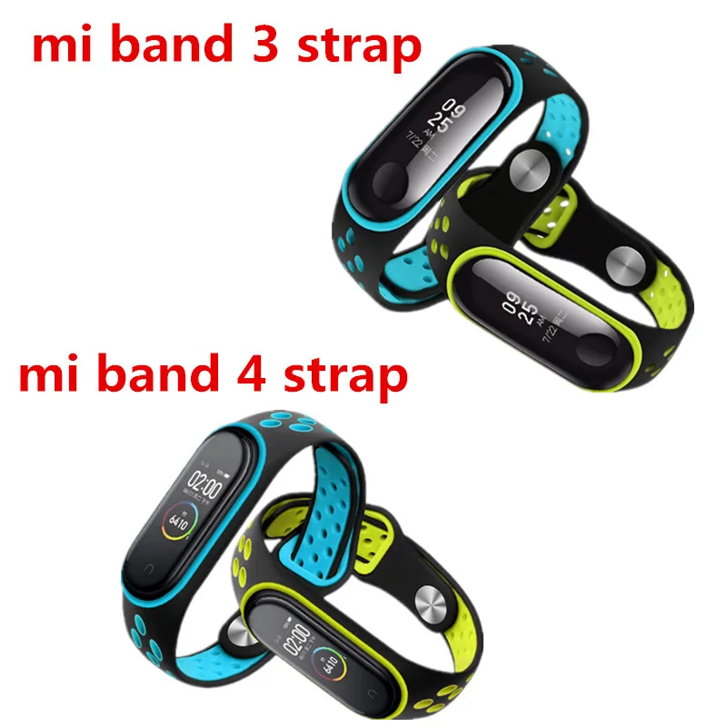 Спортивный Браслет mi Band 4, 3, ремешок на запястье для Xiaomi mi band 3, спортивный силиконовый браслет для Xiaomi mi band 3 Band 3 smart watch bracelet