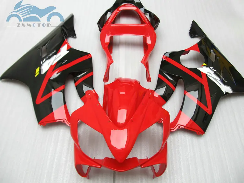 Высокое Качество Инъекции обтекатель комплект Подходит для Honda CBR 600F4i 2001 2002 2003 CBR600F4i 01 02 03 красный черный ABS обтекатель наборы HT13
