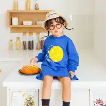 Г., платье для девочек в Корейском стиле весенние хлопковые модные платья для девочек От 1 до 6 лет, PP713