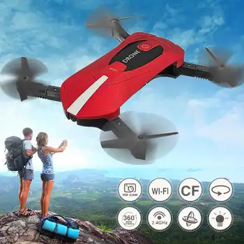 

Mini Foldable Drone Camera Portable Folding RC Drone FPV Pocket Quadcopter With Camera HD WIFI Altitude Hold Helicopter