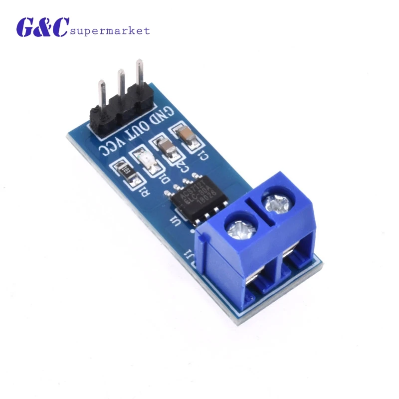 

1PCS 30A range current sensor module ACS712 module diy electronics kit accessory compatible board