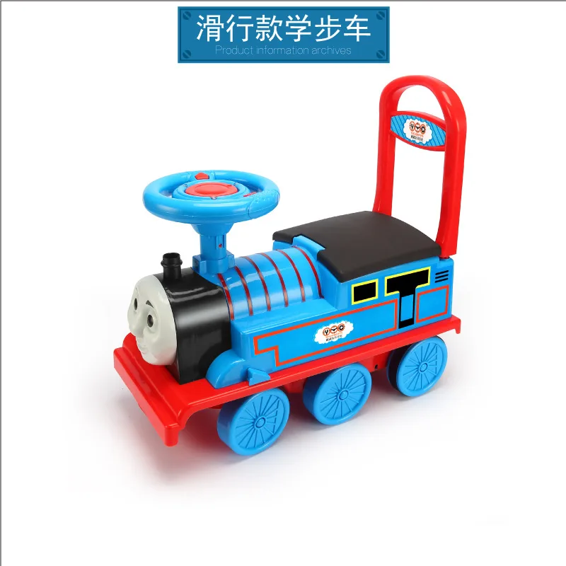 Маленький поезд детский Электрический Железнодорожный вагон ребенок ходунки может сидеть коляска игрушка автомобиль мальчики игрушка кататься на поезде - Цвет: x1