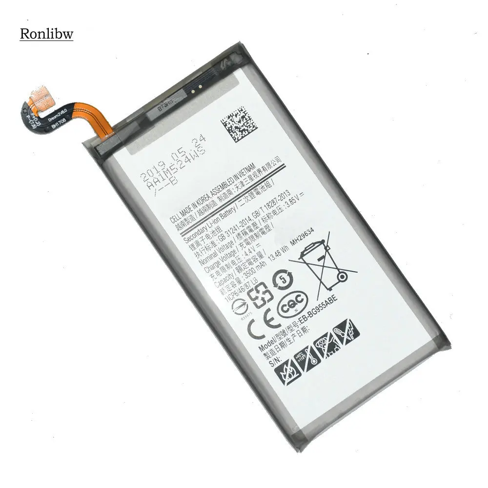 Ronlibw 10 шт. EB-BG955ABE Замена Батарея для samsung Galaxy S8 плюс G9550 G955 G955F G955A G955T G955S/V G955R4 мобильного телефона