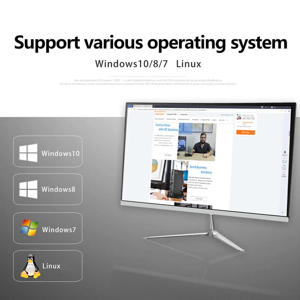 Переносной мини ПК AMD A6 1450 Quad core Windows 7/8/10/Linux Безвентиляторный игровой компьютер