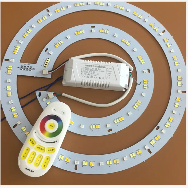 

2.4G Remote Control Driver Ceiling Lamps Italian creativity design Modern 36W round Aluminum plate Ceiling Light for Living Room