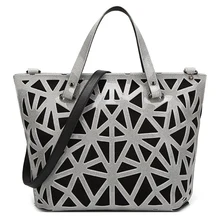 LJL-женская сумка, повседневная сумка на плечо, диагональный крест, ромбическая сумка, Геометрическая Сумка в клетку