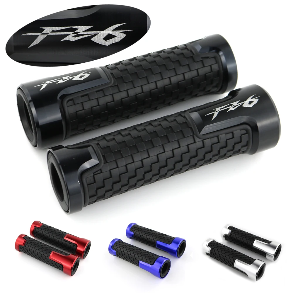 

For Yamaha FZ6 Handlebar Handle Grip CNC Aluminum None-Slip Rubber Motorcycle Accessories
