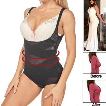 

Slimming Bodysuits Women Waist Trainer Shapewear Corset Reducing Body Shaper Modeling Underwear Control Briefs Plus Size