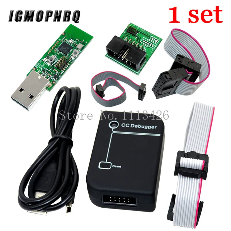 Online Depurador de CC CC2531 Zigbee CC2540 olfateador inalámbrico Bluetooth 4,0 Dongle placa de captura Módulo de programador USB Cable de carga