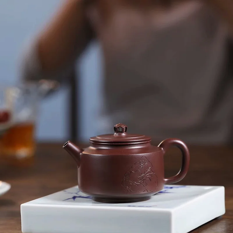 

Yixing recommended undressed ore purple mud brahman lotus tracts pot of 220 cc zhu a substituting recommended tea set