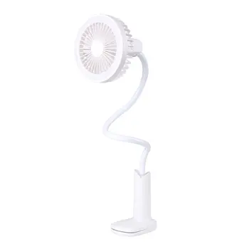 

Portable Usb Fan Flexible With Led Light 2 Speed Adjustable Cooler Mini Fan Handy Small Desk Desktop Usb Cooling Fan