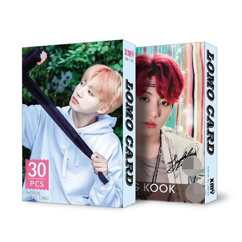 76 JK 30 шт./компл. Мода Kpop bangtan boys Фотокарта JUNGKOOK в Цзиминь фотоальбом lomo карта Плакат kpop bangtan boys расходные материалы - Цвет: 76 JK