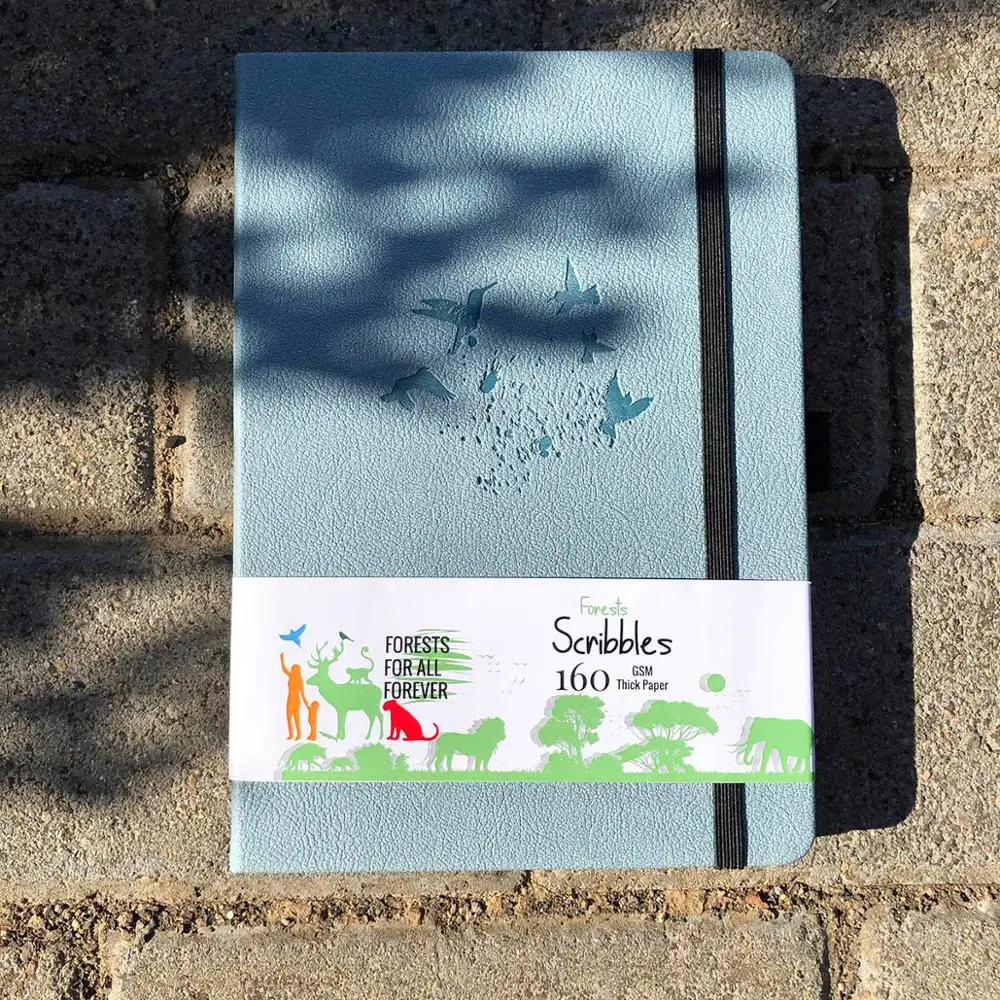 Блокнот BUKE Dot Grid Journal точечный рисунок SKetchbook 160gsm бумага внутренний карман