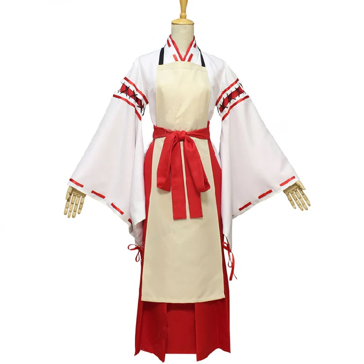 

Anime Sewayaki Kitsune no Senko-san Nakano Cosplay The Helpful Fox Senko-san Costume Custom Made Halloween Uniform Outfit Set