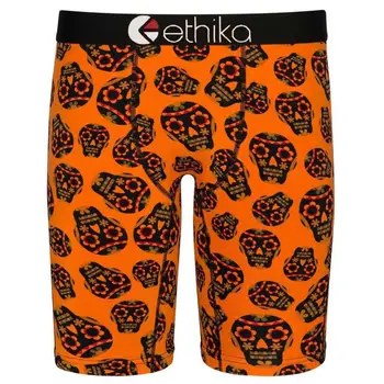 

Male Long Boxer Ice Silk Ethika Mens Underwear Boxers Print Plus Size Men Boxer Long Leg Breathable Underpants Man