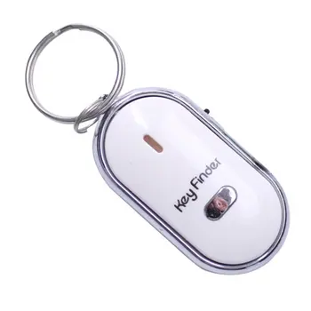 

Mini Anti-lost Whistle Key Finder Flashing Beeping Remote Kids Key Bag Wallet Locators Child Alarm Reminder Drop Shipping